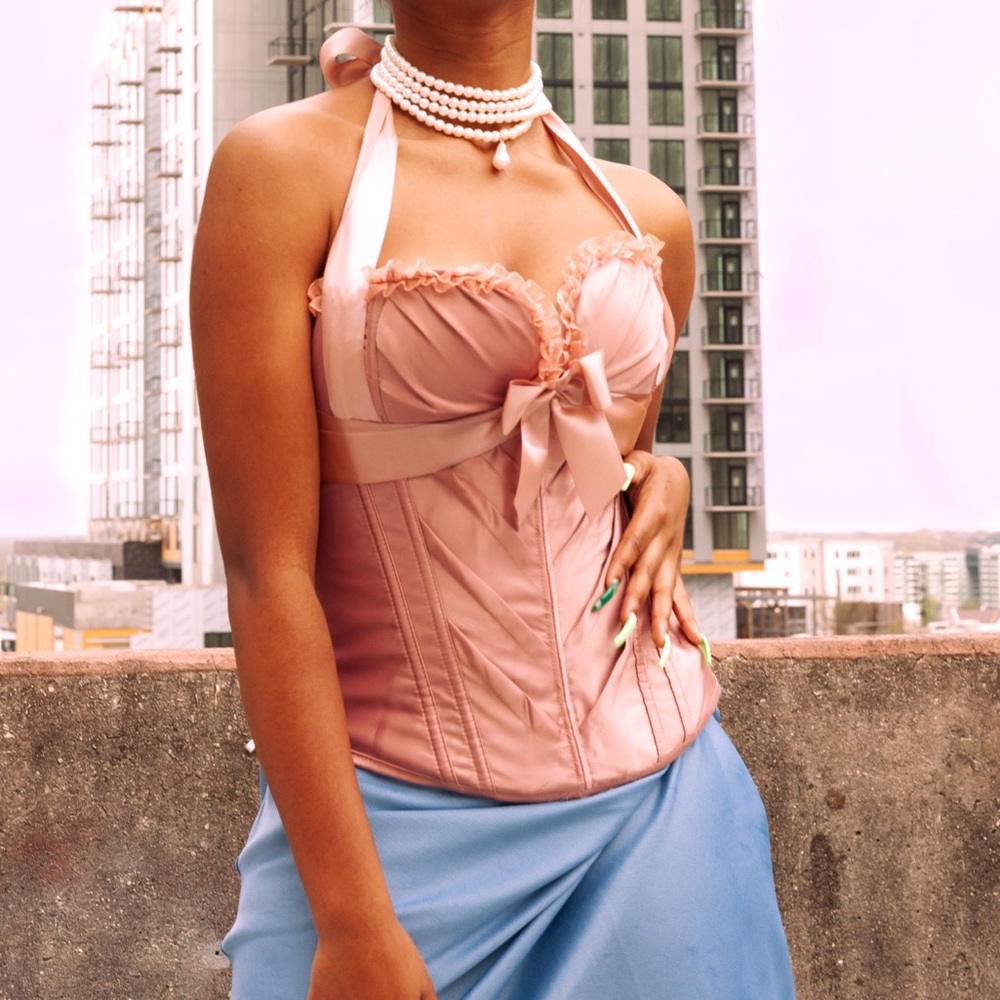 COPY - Pink Corset Top